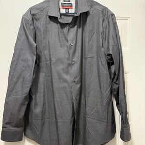 Kenneth Cole Charcoal Dress Shirt